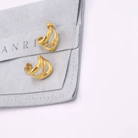 χρυσά Σκουλαρίκια για όλη τη μέρα ανρινε κοσμηματα