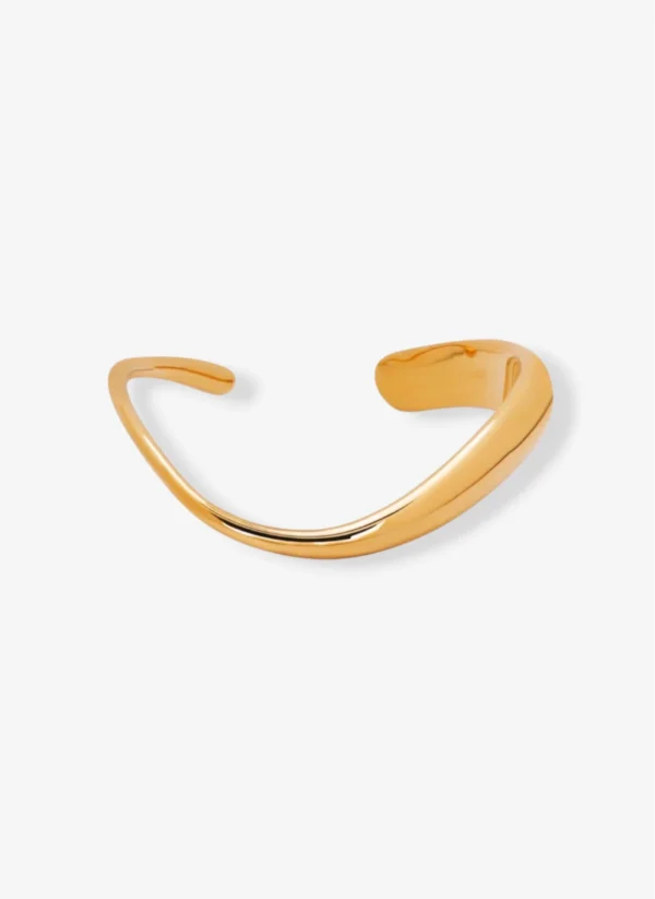 χρυσό Βραχιόλι cuff Sculptural ανρινε κοσμηματα